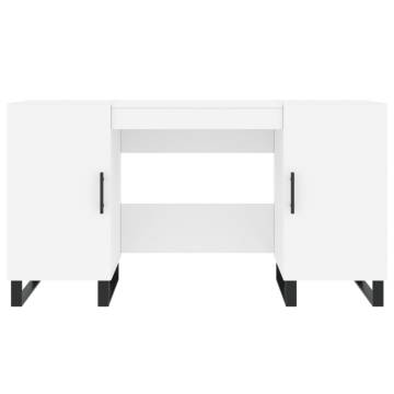 Elegant White Desk 140x50 cm - Stylish & Practical Furniture