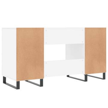 Elegant White Desk 140x50 cm - Stylish & Practical Furniture