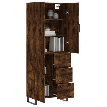 Highboard Smoked Oak - Stylish Storage Solution | HipoMarket