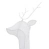 Christmas Reindeers 6 pcs - White Cold Mesh | Hipomarket