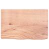 Light Brown Wooden Bathroom Countertop - 60x40cm | HipoMarket