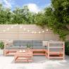 6 Piece Garden Lounge Set Solid Wood Douglas Colour natural douglas Number of 6 