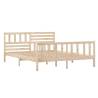 Solid Wood Bed Frame 120x200 cm - Stylish & Sturdy