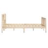 Solid Wood Bed Frame 120x200 cm - Stylish & Sturdy