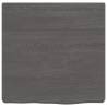 Dark Brown Solid Wood Bathroom Countertop 40x40 cm | HipoMarket