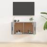 Wall Mounted TV Cabinet Concrete Grey - Stylish & Practical