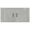 Wall Mounted TV Cabinet Concrete Grey - Stylish & Practical