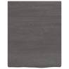 Solid Wood Bathroom Countertop - Dark Brown 40x50 cm