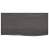 Bathroom Countertop Dark Brown Solid Wood 60x30 cm | HipoMarket