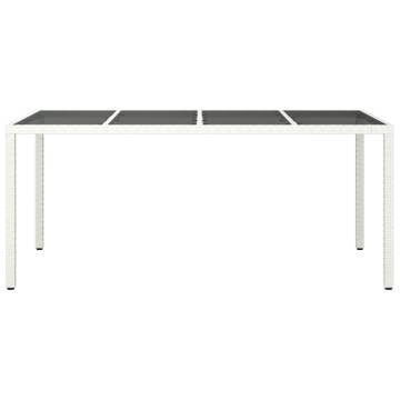 Stylish White Garden Table 190x90 cm | HipoMarket