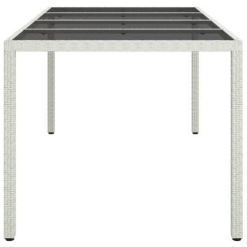 Stylish White Garden Table 190x90 cm | HipoMarket