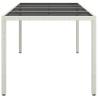 Stylish White Garden Table 190x90 cm | HipoMarket