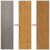 Garden Wall Decorations - Corten Steel Grass Design (3 pcs)