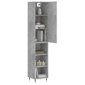 Highboard Concrete Grey - Stylish Storage Solution | HipoMarket