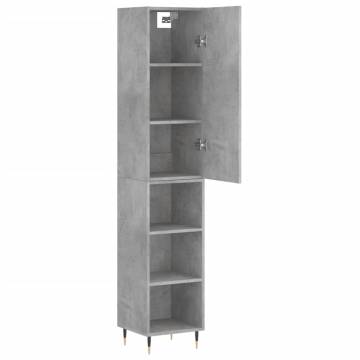 Highboard Concrete Grey - Stylish Storage Solution | HipoMarket