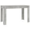 Concrete Grey Dining Table - 120x60x76 cm | Hipo Market