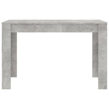 Concrete Grey Dining Table - 120x60x76 cm | Hipo Market