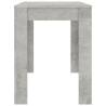 Concrete Grey Dining Table - 120x60x76 cm | Hipo Market