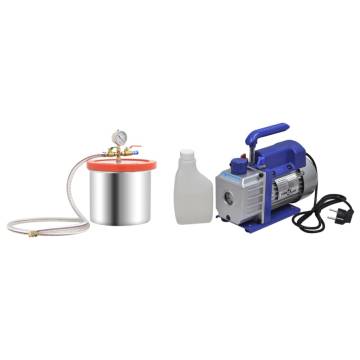 Vacuum Chamber with Pump 7.4L - Reliable Degassing Tool