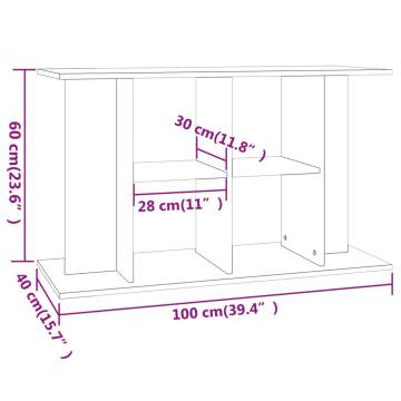 Aquarium Stand High Gloss White - Stylish & Durable Support