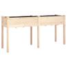 Planter with Liner - 161x45x76 cm Solid Wood Fir | HipoMarket