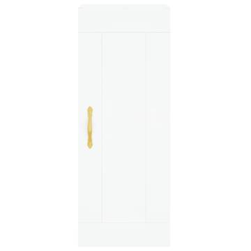 Stylish Highboard White 34.5x34x180 cm | HipoMarket