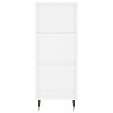 Stylish Highboard White 34.5x34x180 cm | HipoMarket