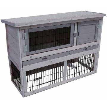 FLAMINGO Rabbit Hutch Loft Cottage - Ideal for Your Pet