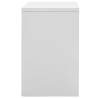 Light Grey Filing Cabinet - Durable Steel Storage 90x46x72.5 cm