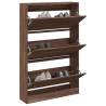 Shoe Cabinet Brown Oak 80x21x125.5 cm Engineered Wood Colour brown oak Size 80 x 21 x 125.5 cm Quantity in Package 1 Number of 