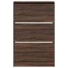 Shoe Cabinet Brown Oak 80x21x125.5 cm - HipoMarket