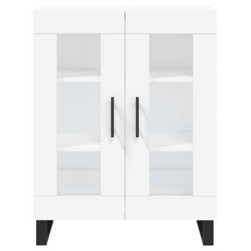 Stylish Highboard White 69.5x34x180 cm | Hipomarket