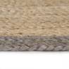 Handmade Jute Rug with Grey Border - 150 cm | HipoMarket