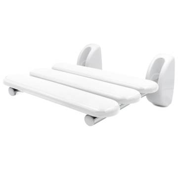 RIDDER Fold-Down Shower Seat Pro White - Luxury & Comfort