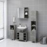 Bathroom Mirror Cabinet Concrete Grey - Stylish & Functional