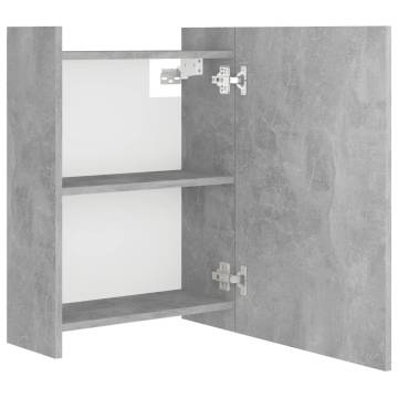 Bathroom Mirror Cabinet Concrete Grey - Stylish & Functional