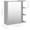 Bathroom Mirror Cabinet Concrete Grey - Stylish & Functional