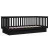 Day Bed Black 90x200 cm | Solid Pine Wood | Hipomarket UK