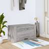 Wall-mounted Shoe Cabinet Grey Sonoma - Stylish Storage Solution