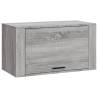 Wall-mounted Shoe Cabinet Grey Sonoma - Stylish Storage Solution