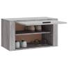 Wall-mounted Shoe Cabinet Grey Sonoma - Stylish Storage Solution