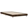 Smoked Oak Bed Frame 100x200 cm - Durable & Stylish Design