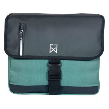 Willex Business Panniers 30L Canvas - Green & Black | Hipomarket