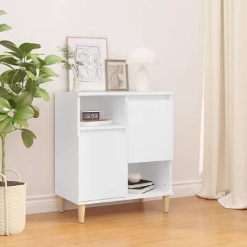 Stylish White Sideboard 60x35x70 cm | Durable Engineered Wood