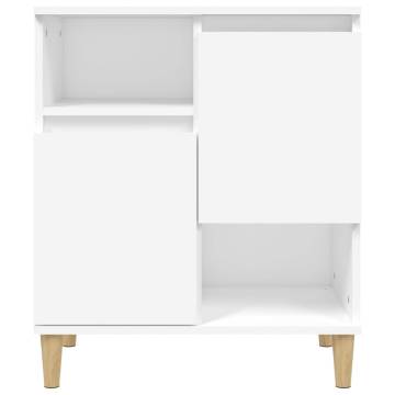 Stylish White Sideboard 60x35x70 cm | Durable Engineered Wood