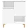 Stylish White Sideboard 60x35x70 cm | Durable Engineered Wood