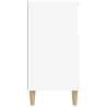 Stylish White Sideboard 60x35x70 cm | Durable Engineered Wood