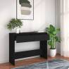 Console Table Black 100x35x76.5 cm Engineered Wood Colour black Quantity in Package 1 