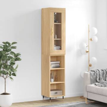 Highboard Sonoma Oak - Stylish Storage Solution | HipoMarket UK