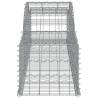 Arched Gabion Baskets Set - Durable Galvanised Iron 300x50x40/60 cm